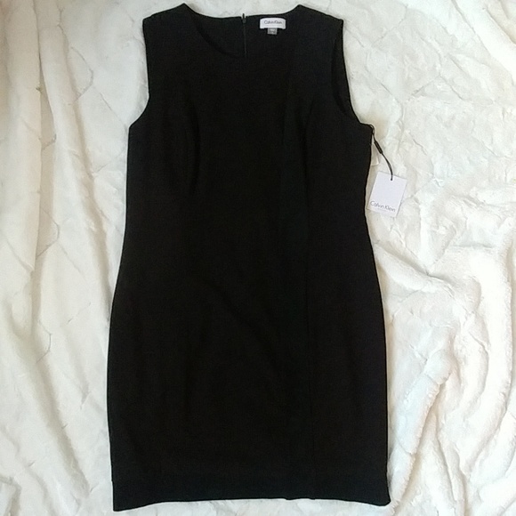 Calvin Klein Black Dress Size 14 - Picture 1 of 6